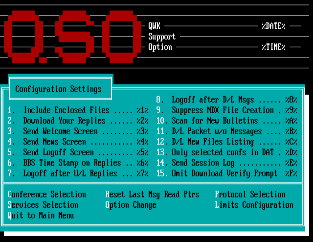 ANSI art: QSOCFG.ANS